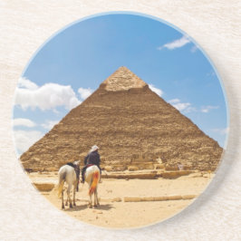 Pyramide Sandstein Untersetzer