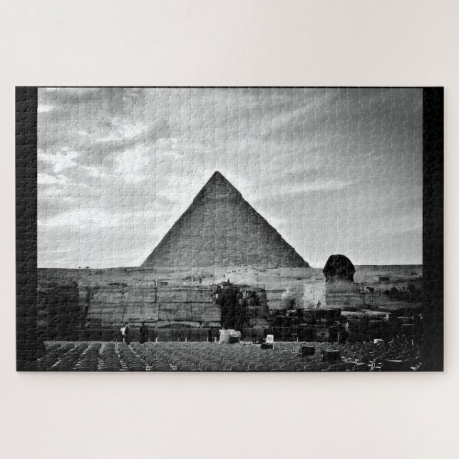 Pyramide und Sphinx Puzzle (Horizontal)