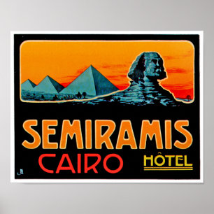 Pyramide und Sphynx, Kairo Poster