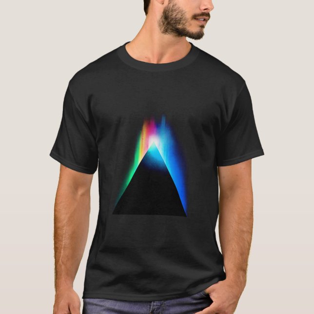 Pyramide von Farben T-Shirt (Vorderseite)
