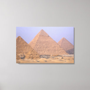 Pyramide von Menkaure Mycerinus), Pyramide Leinwanddruck