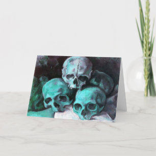 Pyramide von Skulls nach Cezanne Karte