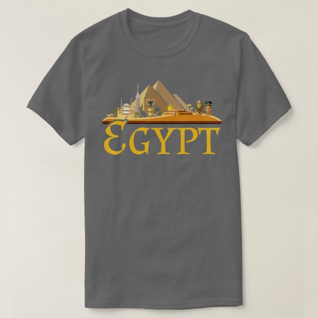 Pyramiden Ägypten T-Shirt (Design vorne)