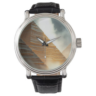 Pyramiden armbanduhr