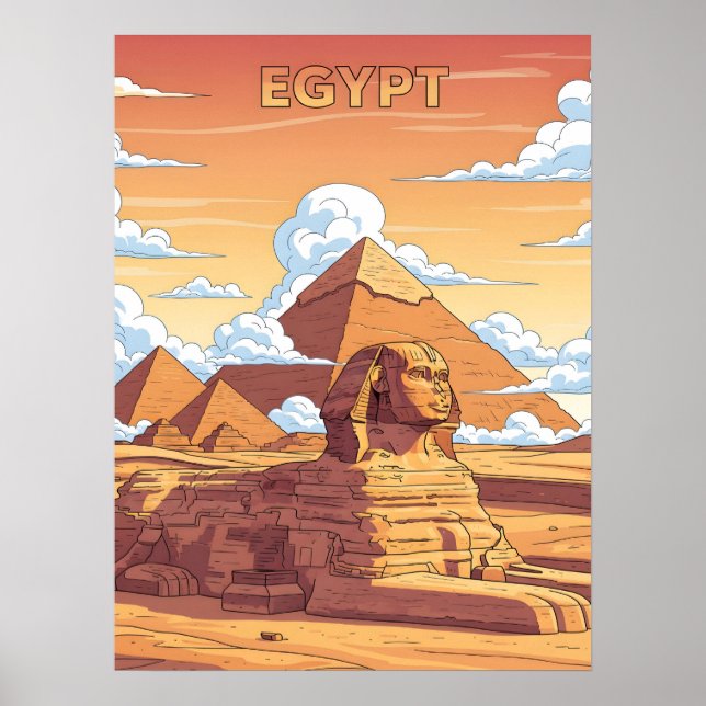Pyramiden aus Ägypten Poster (Vorne)