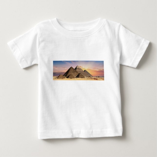 Pyramiden Baby T-shirt (Vorderseite)