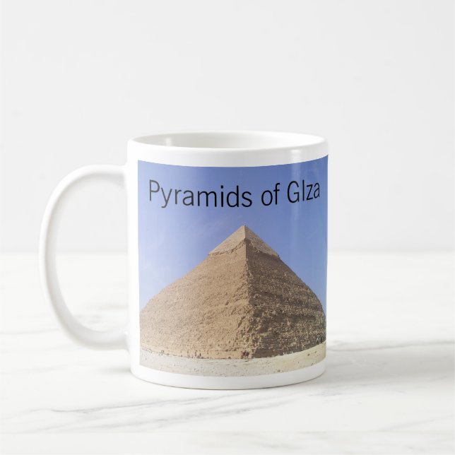 Pyramiden der Tasse Gizeh (Links)