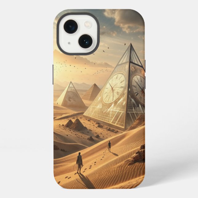 Pyramiden des Schweigens iPhone Hülle (Rückseite)