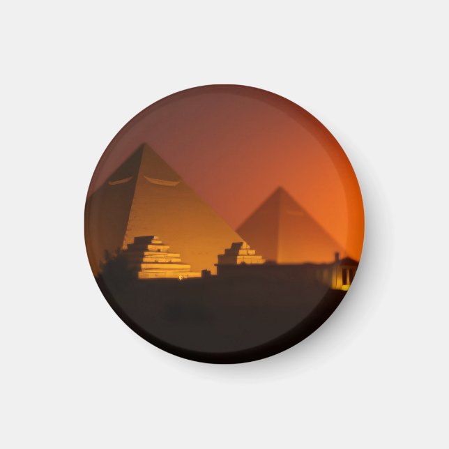 Pyramiden Design Magnet (Vorne)
