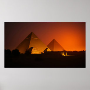 Pyramiden-Design Poster