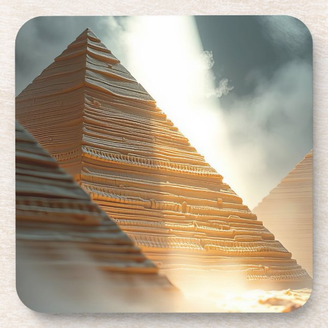 Pyramiden  getränkeuntersetzer (Vorderseite)