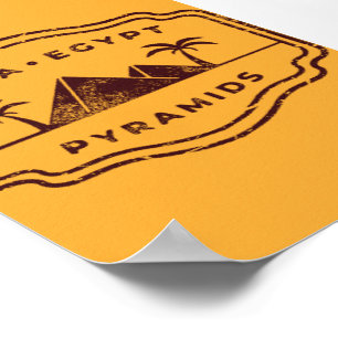 Pyramiden Gizeh Ägypten Poster