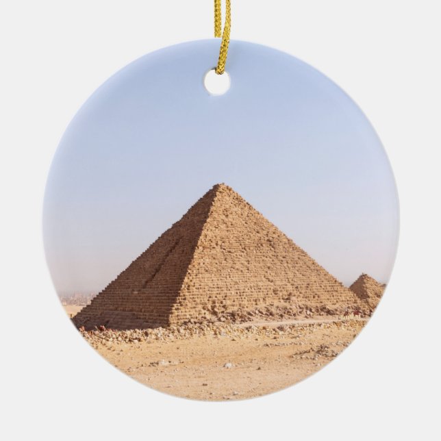 Pyramiden in Ägypten Keramik Ornament (Vorne)