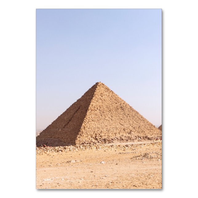Pyramiden in Ägypten Tischnummer (Vorderseite)