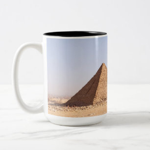 Pyramiden in Ägypten Zweifarbige Tasse