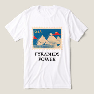 Pyramiden-Kraft-T-Shirt – Ikonisches ägyptisches D Tri-Blend Shirt