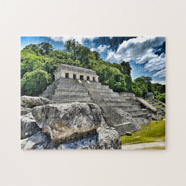 Pyramiden Mexikos. Puzzle (Horizontal)