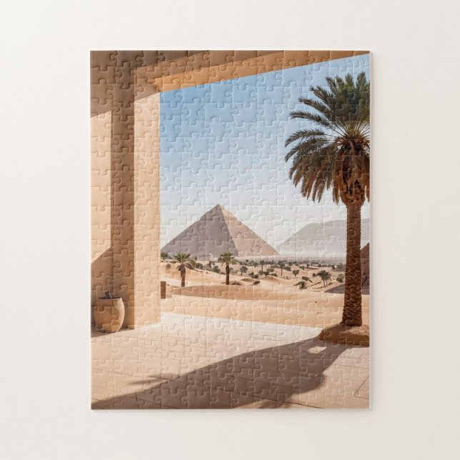 Pyramiden & Palmen Puzzle (Vertikal)