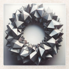 Pyramiden Ring Glasuntersetzer