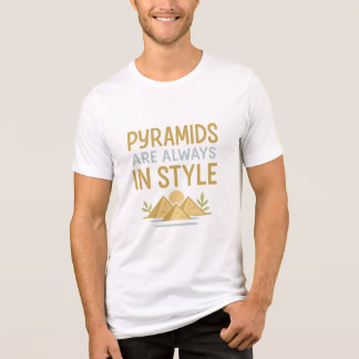 Pyramiden sind immer im Stil - ägyptisches Erbe T Tri-Blend Shirt