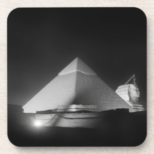 Pyramiden und Sphinx Getränkeuntersetzer
