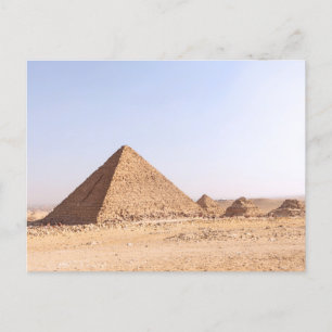Pyramiden von Ägypten Ankündigungspostkarte