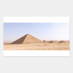 Pyramiden von Ägypten Rechteckiger Aufkleber