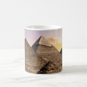 Pyramiden Von Giza Reise Ägypten Foto Kaffeetasse
