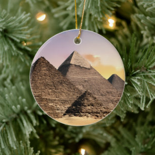 Pyramiden Von Giza Reise Ägypten Foto Keramik Ornament