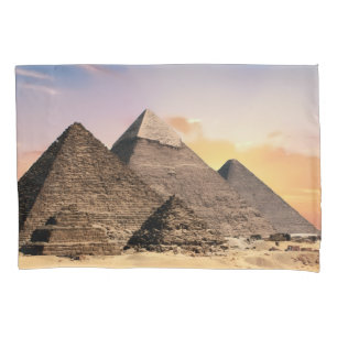 Pyramiden Von Giza Reise Ägypten Foto Kissenbezug
