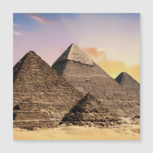 Pyramiden Von Giza Reise Ägypten Foto Magnetkarte