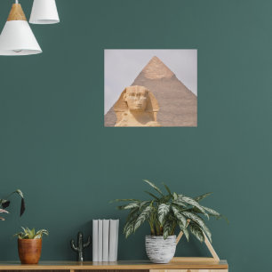Pyramiden von Giza & Sphinx Altes Ägypten Pharaone Poster
