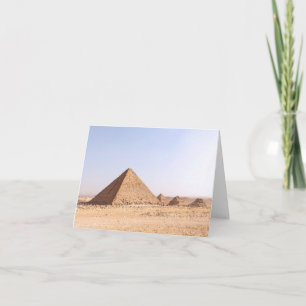 Pyramiden von Gizeh Dankeskarte