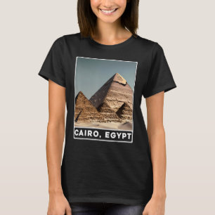 Pyramiden von Gizeh Kairo Ägypten Souvenir T-Shirt
