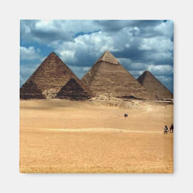 Pyramiden von Gizeh Magnet (Vorne)