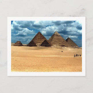 Pyramiden von Gizeh Postkarte