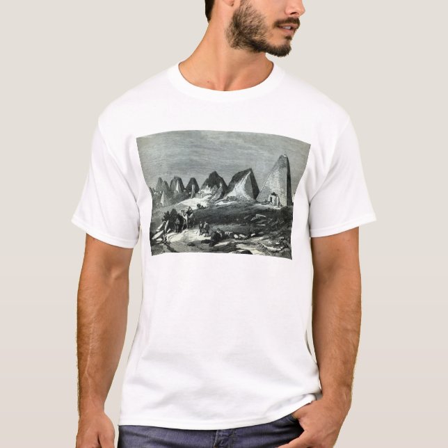 Pyramiden von Meroe, auf dem Nil T-Shirt (Vorderseite)