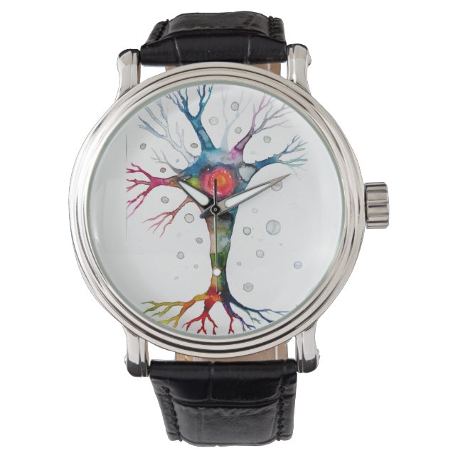 Pyramidenneuron im Neocortex Armbanduhr (Vorderseite)
