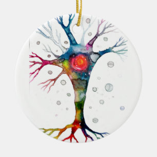 Pyramidenneuron im Neocortex Keramik Ornament