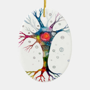 Pyramidenneuron im Neocortex Keramik Ornament