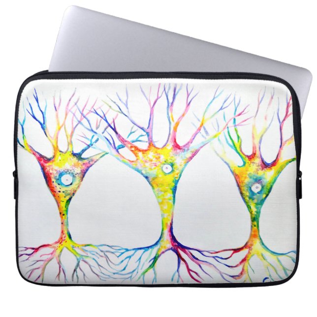 Pyramidenneuronen-Trio Laptopschutzhülle (Vorderseite)