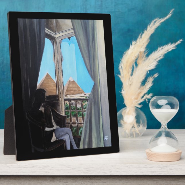 Pyramisa Hotel Gemälde von Alfred Fox Fotoplatte (Seite)