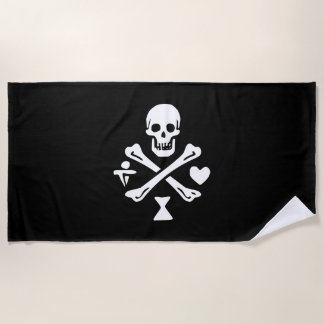 Pyrate Saga Jolly Roger Strandtuch