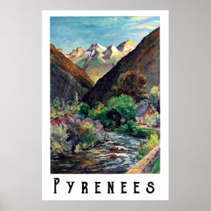 Pyrenäen, Frankreich Poster