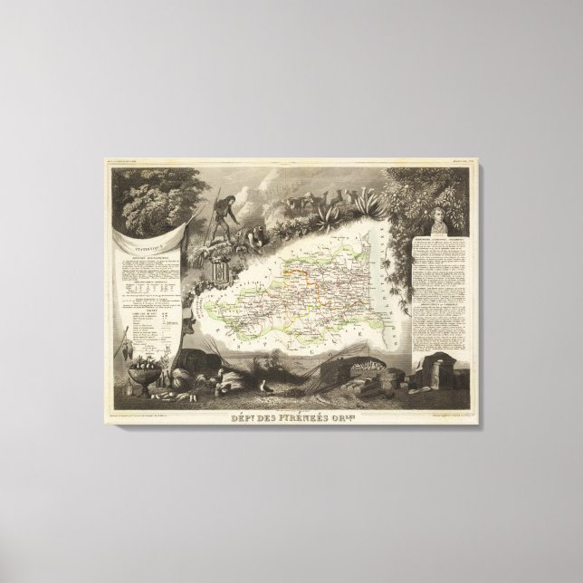 Pyrenäen Leinwanddruck (Vorderseite)