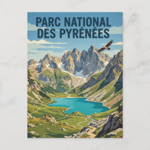 Pyrenäen-Nationalpark Frankreich Postkarte