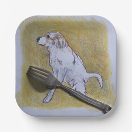 Pyrenäen Square Round Party Teller