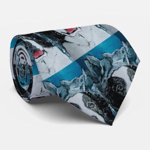 Pyrenean Mastiff Painting by Alfred Fox Krawatte