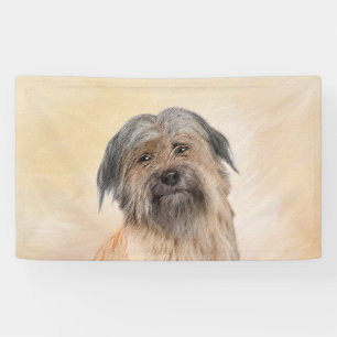 Pyrenean Shepherd Malerei - Niedliche Original Dog Banner