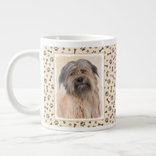 Pyrenean Shepherd Malerei - Niedliche Original Dog Jumbo-Tasse